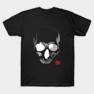 skull in white T-Shirt